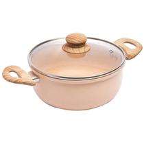 Panela Caçarola Antiaderente Revestimento Cerâmico 20cm Cooktop Fogão Indução Avulsa Panela Caçarola Antiaderente Revestimento Cerâmico 20cm Cooktop Fogão Indução Avulsa