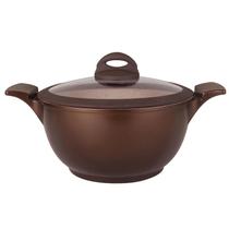 Panela Caçarola Belga 4,3 Litros 24cm Cerâmic-Flon Alumínio Antiaderente 8441 MTA Panela Caçarola Belga 4,3 Litros 24cm Cerâmic-Flon Alumínio Antiaderente 8441 MTA