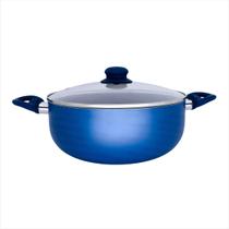 Panela Caçarola Blue 26cm Antiaderente Ceramica Com Tampa