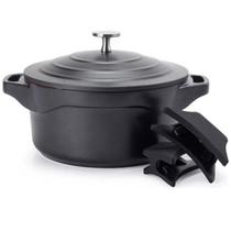 Panela Caçarola Ceramica Antiaderente 24cm Preta Le Cook