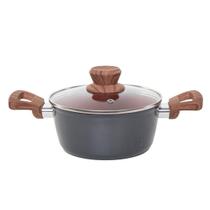 Panela Caçarola Cerâmica Antiaderente Indução 16cm 1,2 Litros 4mm - Eco cook