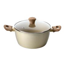 Panela Caçarola Com Tampa Revestimento Cerâmico Antiaderente Indução Panela Caçarola Com Tampa Revestimento Cerâmico Antiaderente Indução