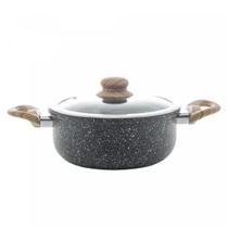 Panela Caçarola de Indução Granilite Preta 20cm 29237 Wolff