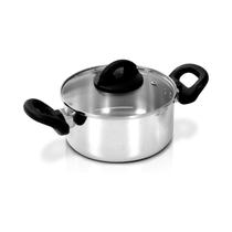 Panela/caçarola exclusiva 4,9l -tampa vidro (12011)