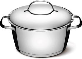 Panela Caçarola Funda Tramontina Allegra em Aço Inox 24 cm Panela Caçarola Funda Tramontina Allegra em Aço Inox 24 cm