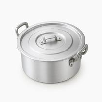 Panela Caçarola Grande em Alumínio N32 12 Litros Linha Hotel Industrial Profissional