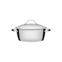 Panela Caçarola Indução 22cm Allegra Inox Não Gruda com Tampa Tramontina