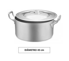 Panela Caçarola Industrial Alumínio Vigor 31,5 L 20x45cm