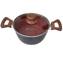 Panela Caçarola Nano Cerâmica Antiaderente Indução TV 20cm Panela Caçarola Nano Cerâmica Antiaderente Indução TV 20cm