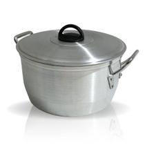 Panela Caçarola para Feijoada Grande 30 cm de Alumínio 9,5 Litros Alumínios Portela