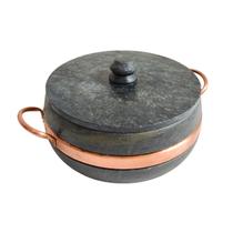 Panela Caçarola Pedra Sabão 2 Litros Comida Mineira Saudável