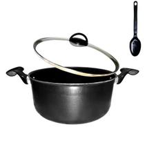 Panela Caçarola Plus Grande N22cm Antiaderente + 1 Colher Nylon Panela Caçarola Plus Grande N22cm Antiaderente + 1 Colher Nylon