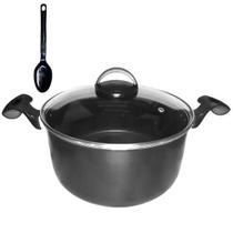 Panela Caçarola Plus Grande N24Cm Antiaderente + 1 Colher