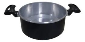 Panela Caçarola Preto 16cm Em Alumínio 1.5lts