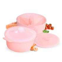 Panela Caçarola Silicone Air Fryer Microondas Forno 3 Peças