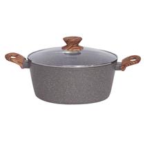 Panela Caçarola Style Cook Cerâmica em Alumínio Indução 24cm 3,8L Grafito 8824 Mimo Style Panela Caçarola Style Cook Cerâmica em Alumínio Indução 24cm 3,8L Grafito 8824 Mimo Style