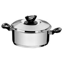 Panela Caçarola Tramontina Solar em Inox 28cm 7,1 L