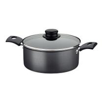 Panela Caçarola Tramontina Turim Antiaderente Chumbo 24 cm 4,9 L Starflon Max Panela Caçarola Tramontina Turim Antiaderente Chumbo 24 cm 4,9 L Starflon Max