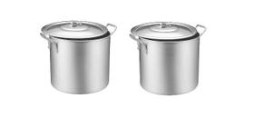 Panela CALDEIRÃO 18 Aluminio Vigor 4,6 Litros kit 2 pçs