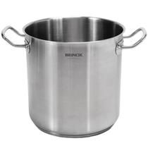 Panela Caldeirão Profissional 10,5L em Aço Inox 24cm Brinox Avulsa Panela Caldeirão Profissional 10,5L em Aço Inox 24cm Brinox Avulsa