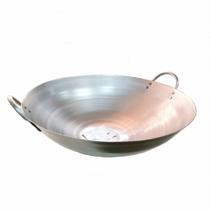Panela Chinesa Wok De Ferro Tacho 37cm GN Metais