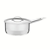 Panela Cocotte Professional em Aço Inox com Fundo Triplo e Tampa Plana 14cm 1.1 Litros Tramontina