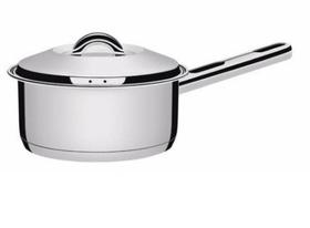 Panela Cocotte Tramontina Solar em Aço Inox Fundo Triplo com Tampa e Cabo 14 cm 1,1 L