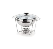 Panela Com Rechaud 3 Litros Com 4 peças Aço Inox - Forma - Forma Inox