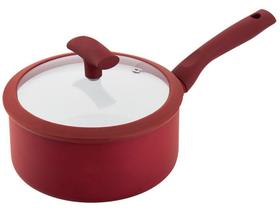 Panela com tampa 2,5L soft touch antiaderente 20cm Hercules PA300-P20VM Vermelho