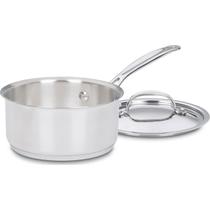 Panela Cuisinart Chef's Classic em aço inoxidável 1L com tampa