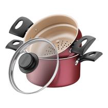 Panela Cuscuzeira 16 Cm Antiaderente 1,80 Litros Tramontina Turim Panela Cuscuzeira 16 Cm Antiaderente 1,80 Litros Tramontina Turim