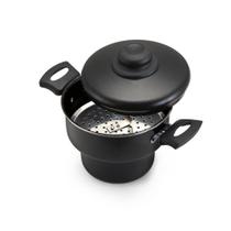 Panela Cuscuzeira Com Revestimento Antiaderente Nacional 18cm 2,9 Litros - Alumínio Nacional