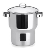 Panela Cuscuzeira De Indução Grande Aço Inox 3 Litros Aparelho Cuscuz Fogão Elétrico Indução Convencional Fervedor Legumes No vapor Forma Inox Panela Cuscuzeira De Indução Grande Aço Inox 3 Litros Aparelho Cuscuz Fogão Elétrico Indução Convencional Fervedor Legumes No vapor Forma Inox