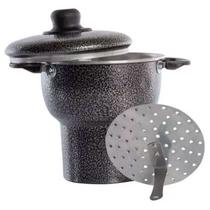 Panela Cuscuzeira Nordestina na Cor Craqueado Preto Nº 14 Panela Cuscuzeira Nordestina na Cor Craqueado Preto Nº 14