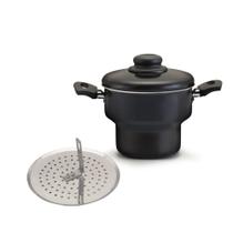 Panela Cuscuzeira Revestimento Antiaderente Nacional 16cm 1,9 Litros - Alumínio Nacional