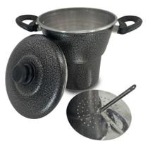 Panela cuscuzeiro craqueado em alumínio prol-lar tam 14 Panela cuscuzeiro craqueado em alumínio prol-lar tam 14