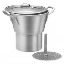 Panela Cuscuzeiro de Alumínio N22 Linha Hotel 5,3 Litros Abc