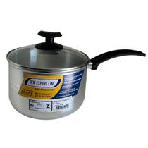 Panela de Alumínio Avulsa New export Line Com Tampa De Vidro N 18 - Arary 2,880 Litros