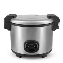 Panela de arroz Aroma Housewares ARC-1130S 60 xícaras de aço inoxidável