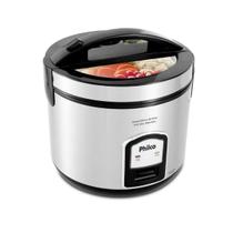 PANELA DE ARROZ C/ VISOR GLASS INOX 127V - Philco PANELA DE ARROZ C/ VISOR GLASS INOX 127V - Philco