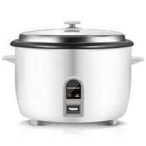 Panela de arroz comercial Moosum 30 xícaras 1600 W branca Panela de arroz comercial Moosum 30 xícaras 1600 W branca