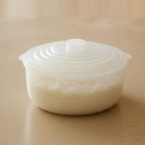 Panela de Arroz e Legumes para Microondas 2L Pote Multiuso com Tampa Plástico Transparente BPA Free Vai ao Freezer e LavaLouças