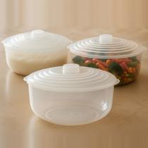 Panela de Arroz e Legumes para Microondas 2L Pote Multiuso com Tampa Plástico Transparente BPA Free Vai ao Freezer e LavaLouças