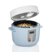 Panela de arroz e vaporizador de alimentos Hamilton Beach 37561 3L Blue