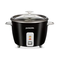 Panela de Arroz e Vaporizador Proctor Silex 16 xícaras - Preta