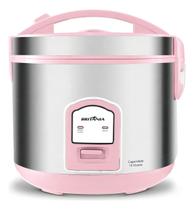 Panela De Arroz Elétrica Britânia Rosa 10 Xícaras Rosa-claro 50 Panela De Arroz Elétrica Britânia Rosa 10 Xícaras Rosa-claro 50