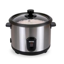 Panela de Arroz Elétrica Itatiaia Midi 8 Xícaras 1,5l Inox Preto 127V