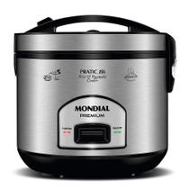 Panela de Arroz Elétrica Mondial, Pratic 10x Premium, 220V, Preto, 700W - PE-42-10X