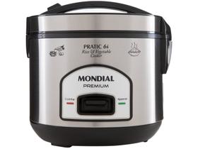 Panela de Arroz Elétrica Mondial Pratic PE-43-6X - 6 Xícaras 500W