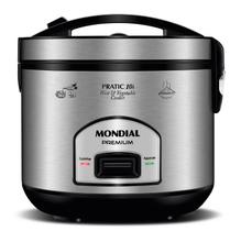 Panela De Arroz Elétrica Pratic Rice 10X Pe4210x Mondial 110v Preto E Inox